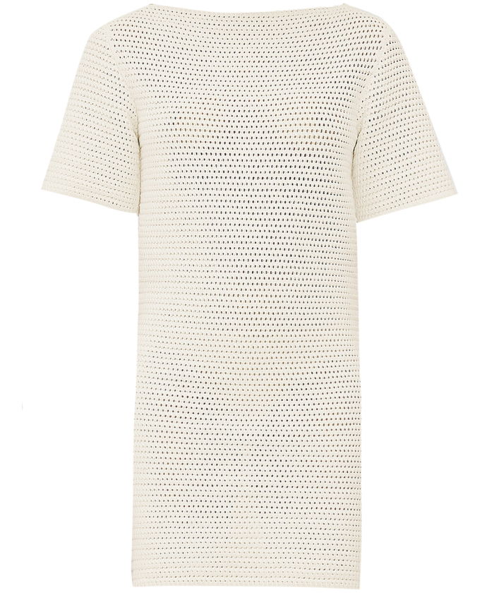 BOTTEGA VENETA - Abito crochet bianco