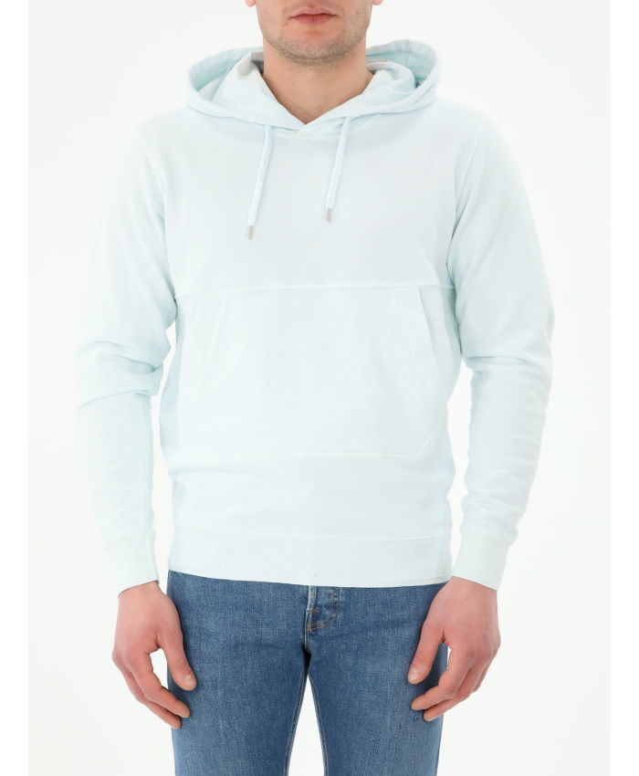 CP COMPANY - Light-blue hoodie