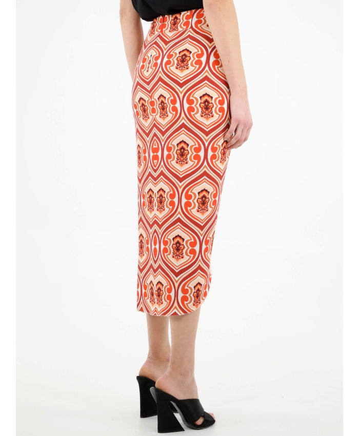 ETRO - Sarong skirt with graphic print