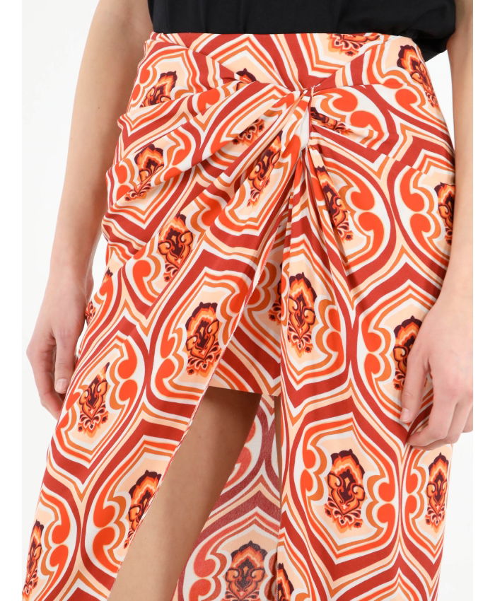 ETRO - Sarong skirt with graphic print