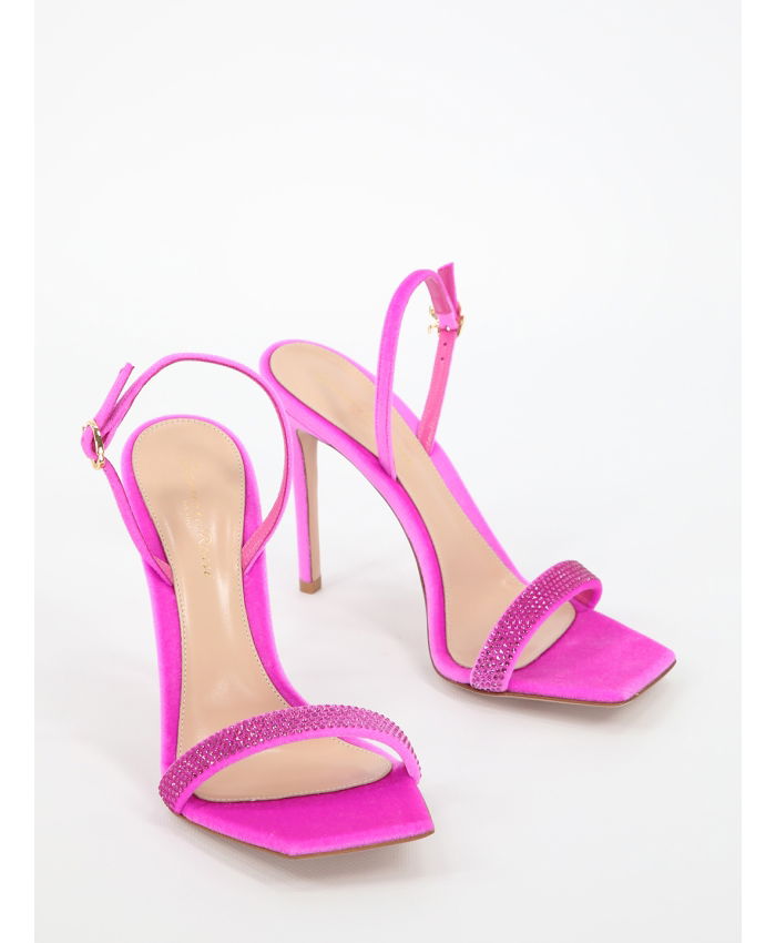 GIANVITO ROSSI - Britney fuchsia sandals