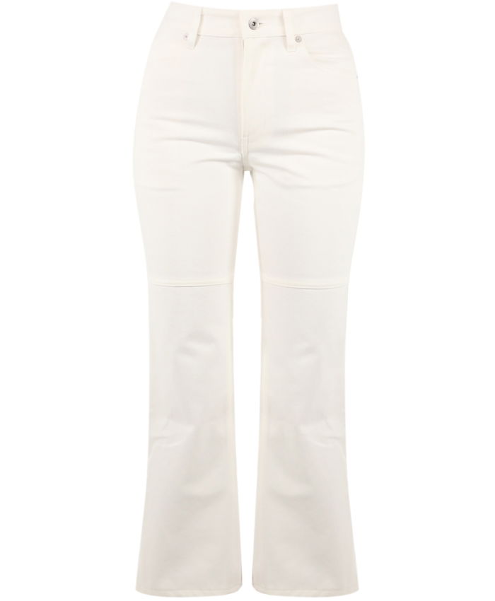 JIL SANDER - White denim jeans