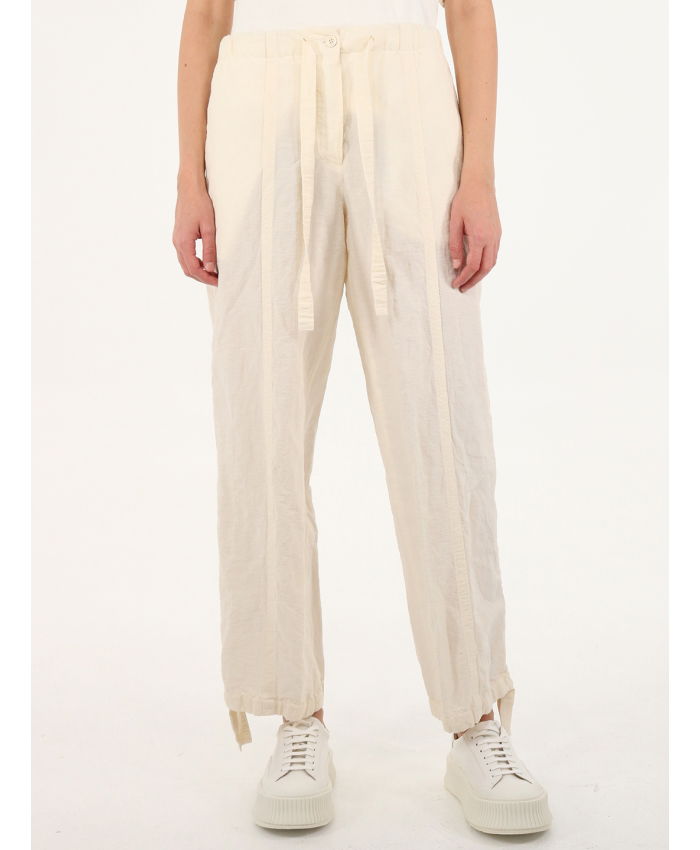 JIL SANDER - Trousers with drawstring