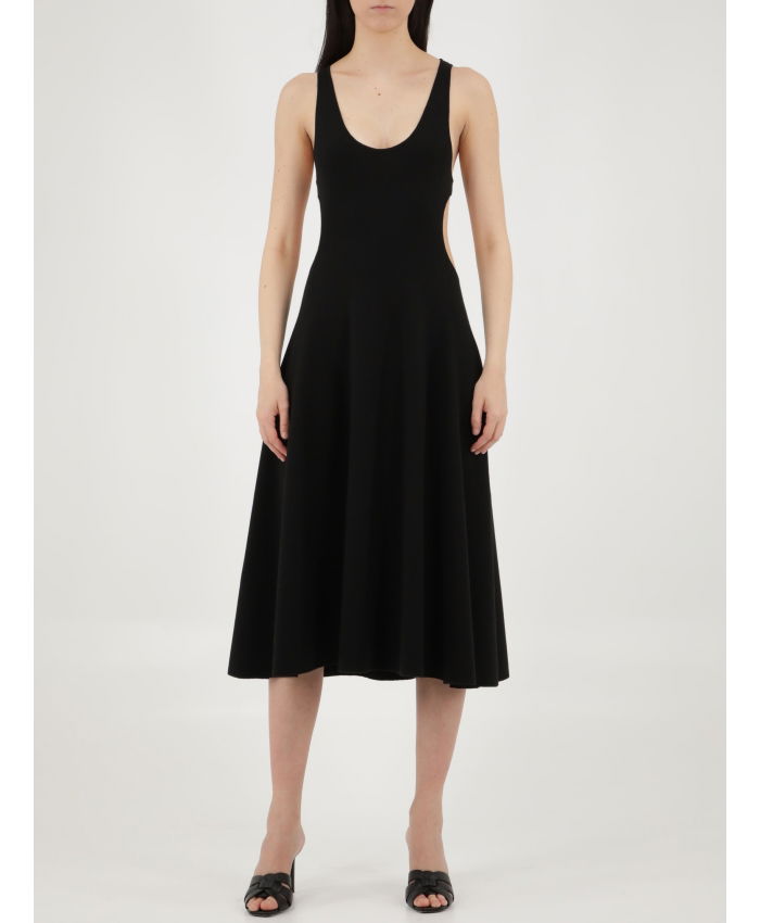 SAINT LAURENT - Cut-out wool dress