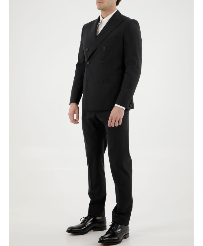 TONELLO - Black wool two-piece suit