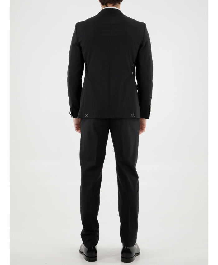 TONELLO - Black wool two-piece suit