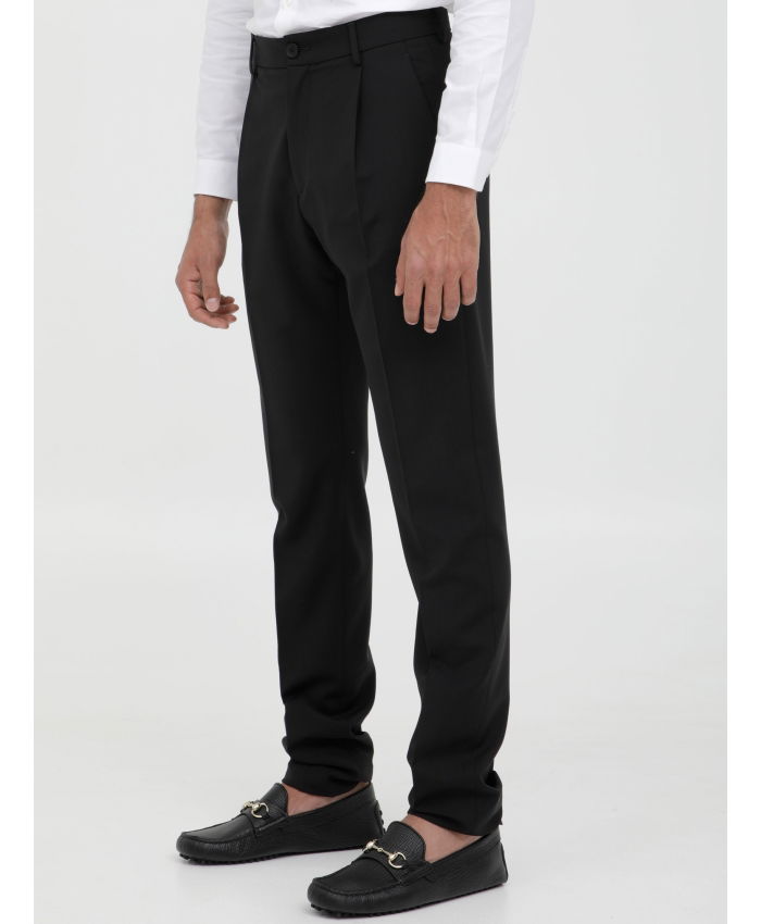 TONELLO - Black wool trousers