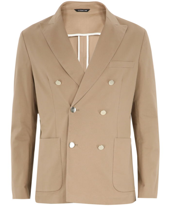 TONELLO - Beige cotton jacket