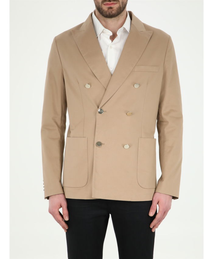 TONELLO - Beige cotton jacket