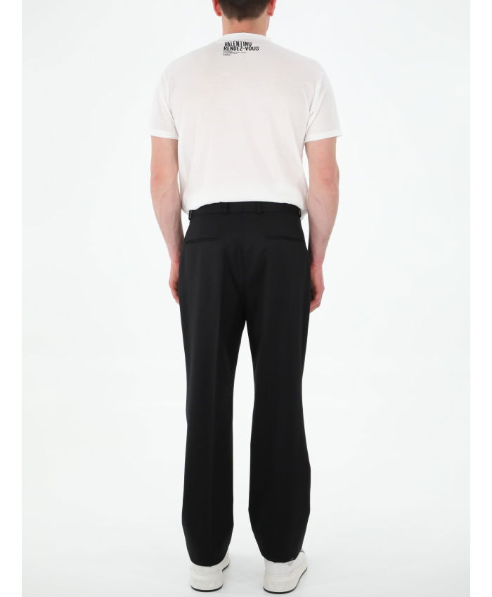 VALENTINO GARAVANI - Black tailored trousers