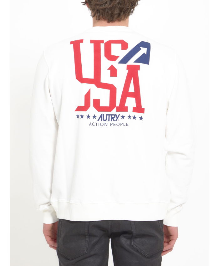 AUTRY - Printed cotton sweatshirt