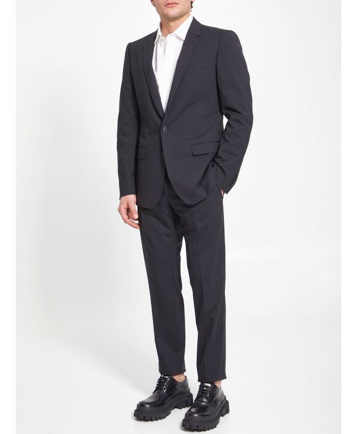 DOLCE&GABBANA - Black wool two-piece suit