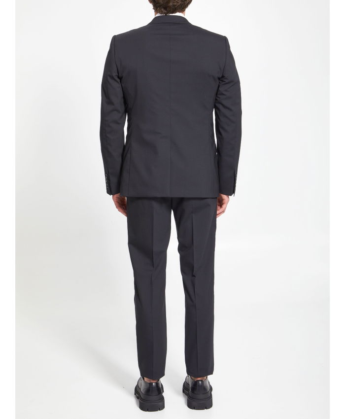 DOLCE&GABBANA - Black wool two-piece suit