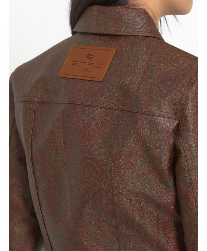 ETRO - Paisley jacquard fabric jacket