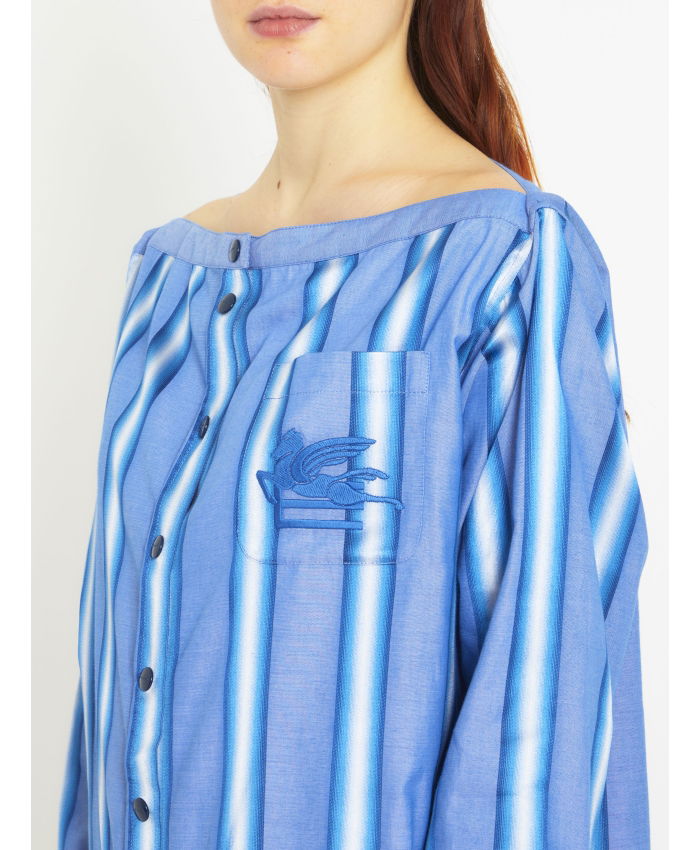 ETRO - Striped shirt dress