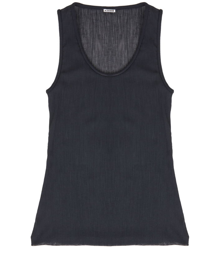 JIL SANDER - Semi-sheer tank top