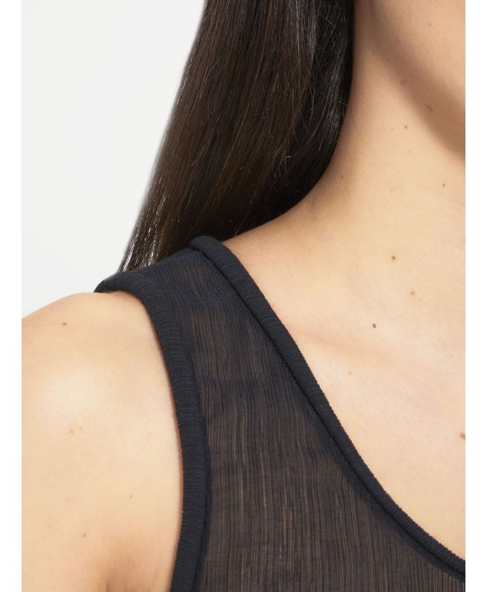 JIL SANDER - Semi-sheer tank top