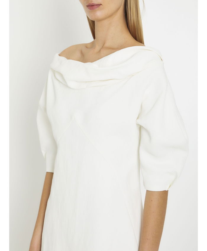 JIL SANDER - Linen and viscose dress