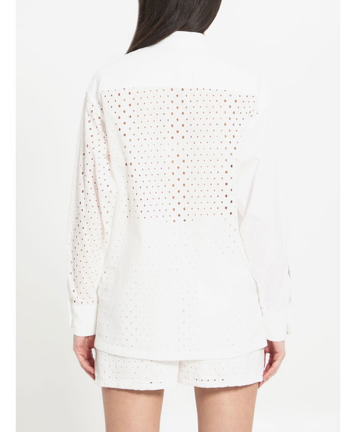 KENZO - Broderie anglaise cotton shirt