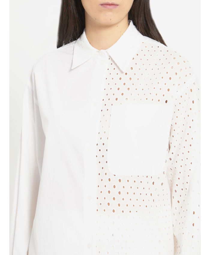 KENZO - Broderie anglaise cotton shirt