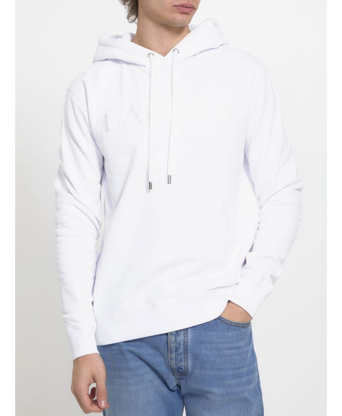 LANVIN - Cotton hoodie with logo