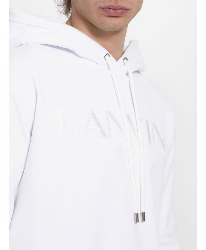 LANVIN - Cotton hoodie with logo