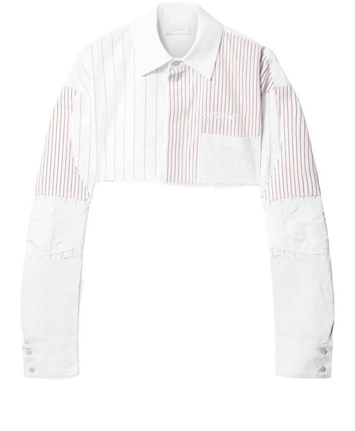 OFF WHITE - Cropped Motorcycle shirt