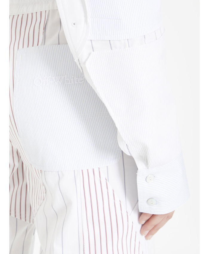 OFF WHITE - Cropped Motorcycle shirt