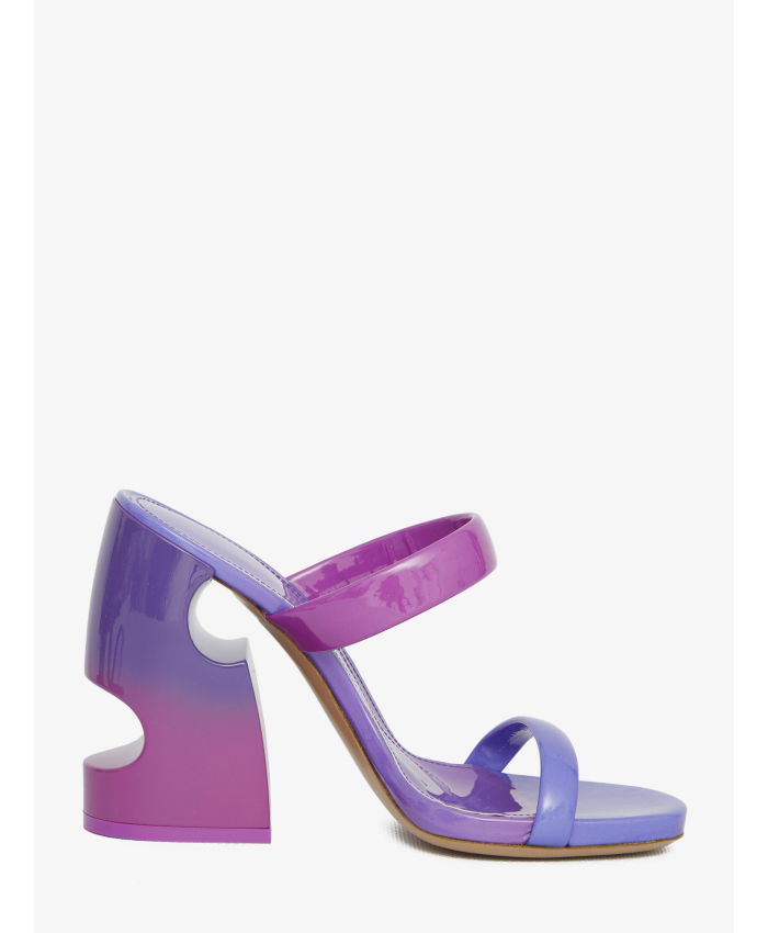 OFF WHITE - Dégradé sandals with Meteor heel