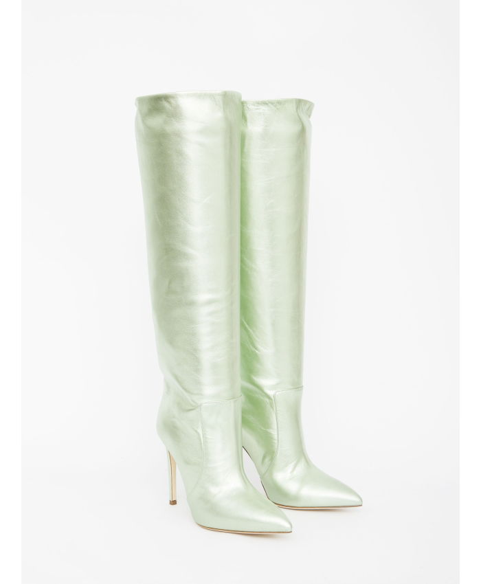 PARIS TEXAS - Green leather boots