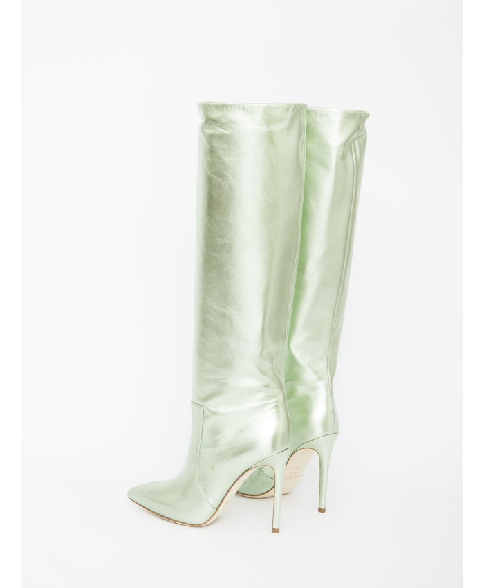 PARIS TEXAS - Green leather boots