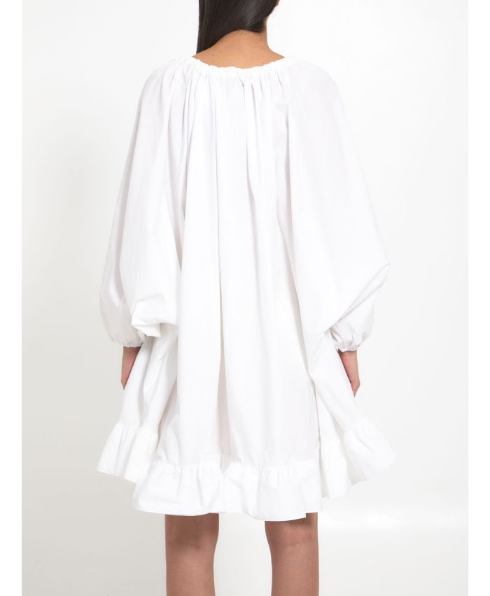 PATOU - Ruffled faille dress