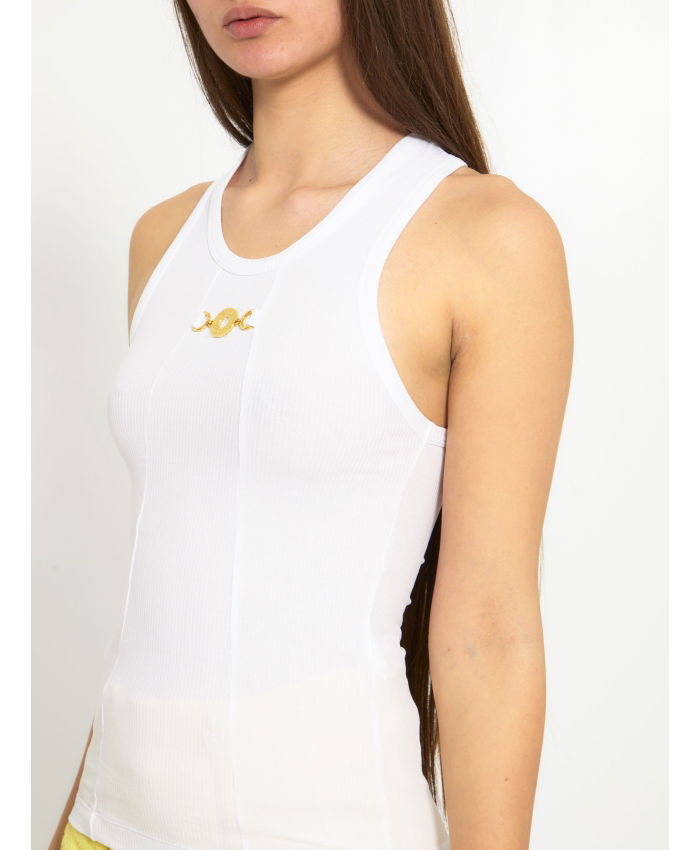 PATOU - Medallion-embellished cotton tank top