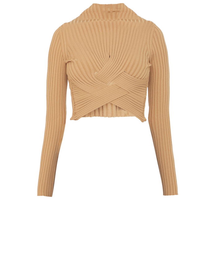 STELLA MCCARTNEY - Cropped ribbed jumper