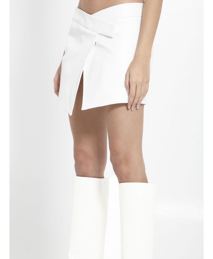 THE ATTICO - Cloe leather miniskirt