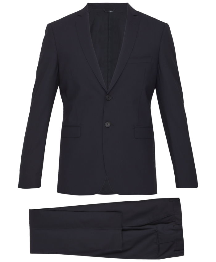 TONELLO - Black wool two-piece suit