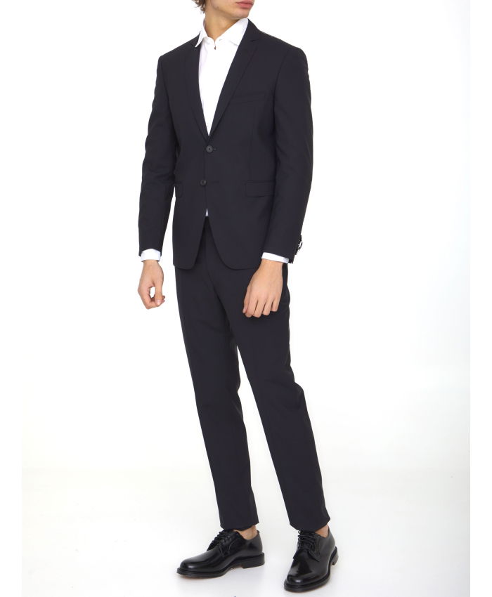 TONELLO - Black wool two-piece suit