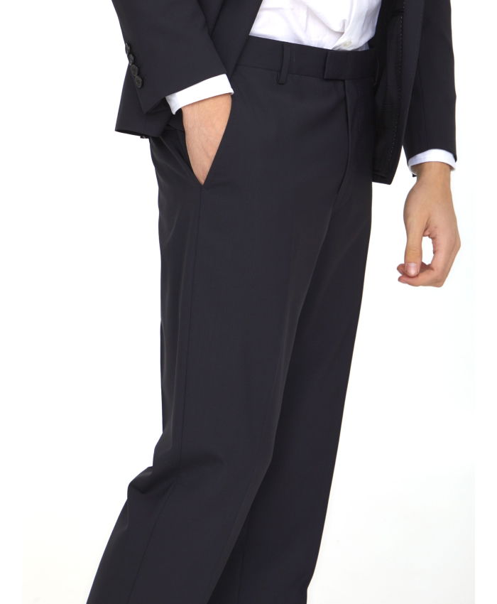 TONELLO - Black wool two-piece suit