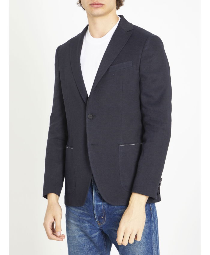 TONELLO - Linen and viscose jacket