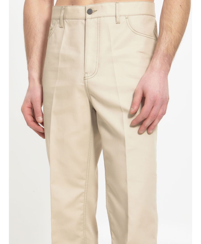 VALENTINO GARAVANI - Cotton gabardine trousers