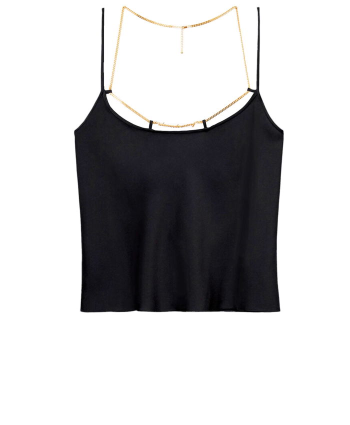 ALEXANDER WANG - Silk charmeuse top