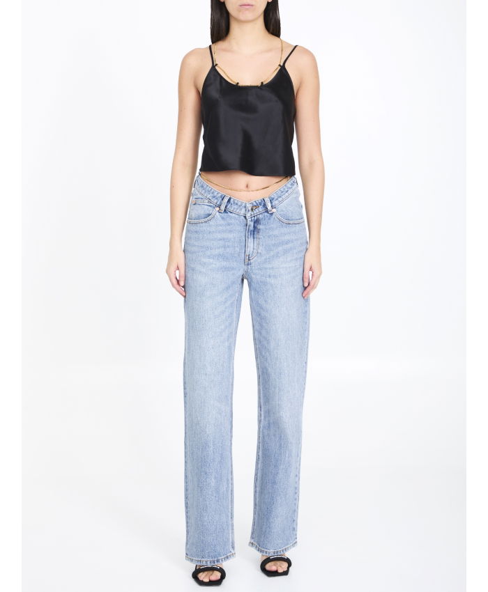 ALEXANDER WANG - Silk charmeuse top