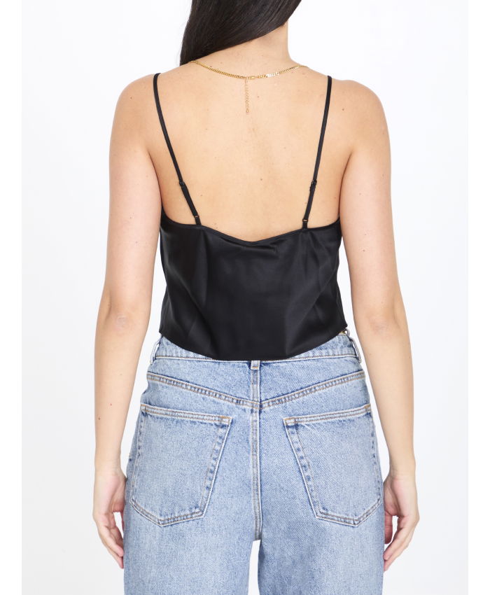 ALEXANDER WANG - Silk charmeuse top