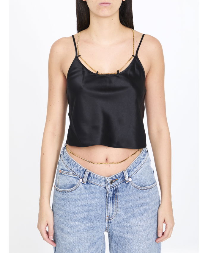 ALEXANDER WANG - Silk charmeuse top