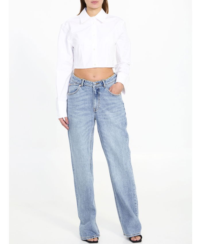 ALEXANDER WANG - Cropped structured shirt