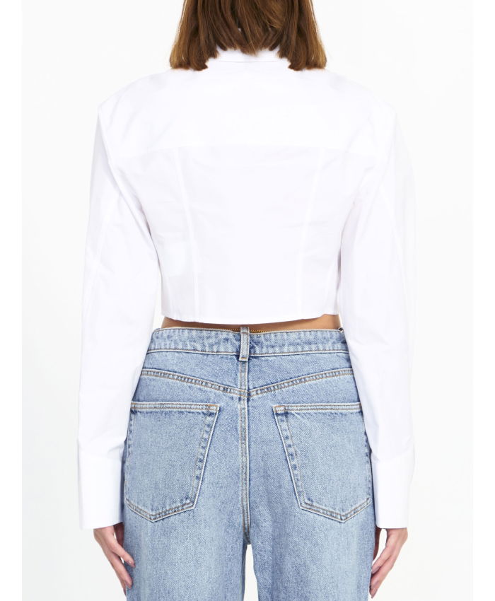 ALEXANDER WANG - Cropped structured shirt