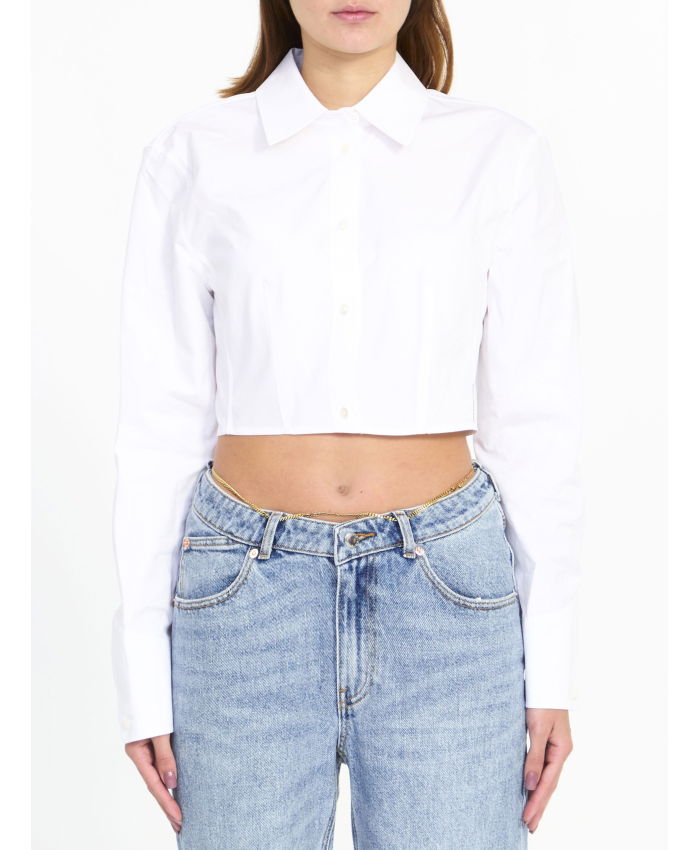 ALEXANDER WANG - Cropped structured shirt