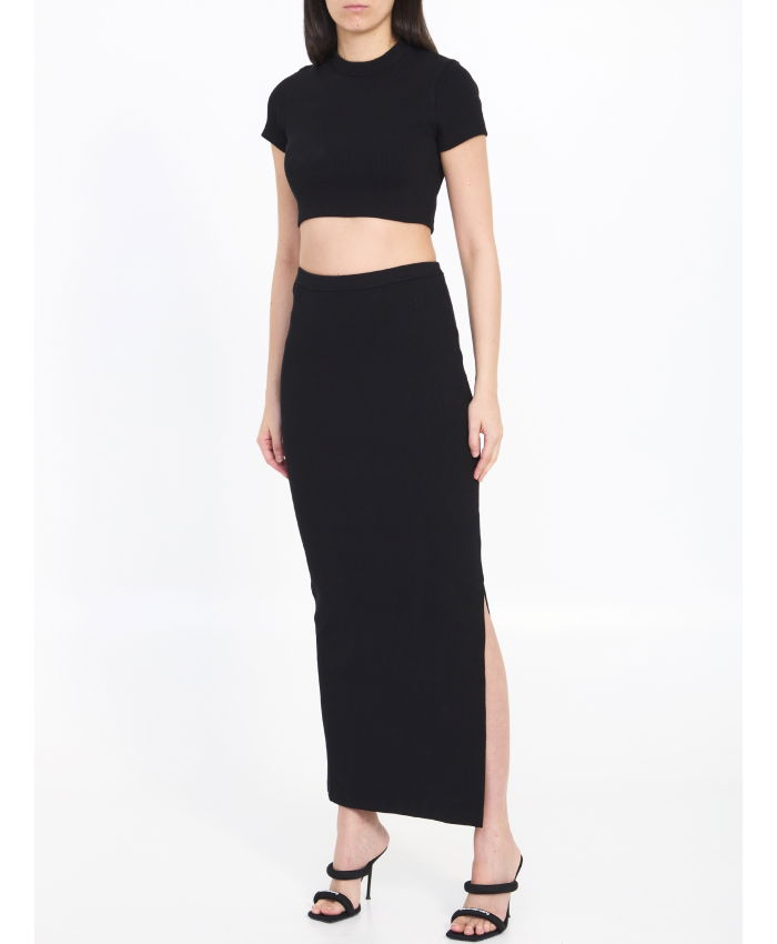 ALEXANDER WANG - Logo maxi skirt