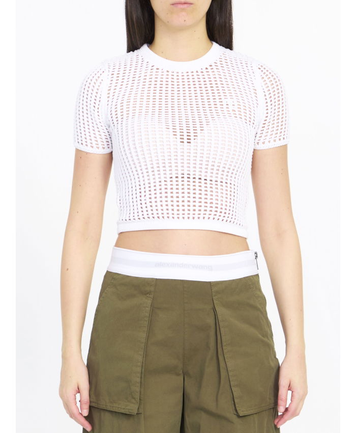 ALEXANDER WANG - Crochet t-shirt