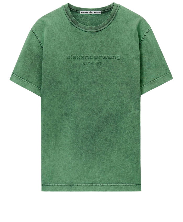 ALEXANDER WANG - Embossed logo t-shirt